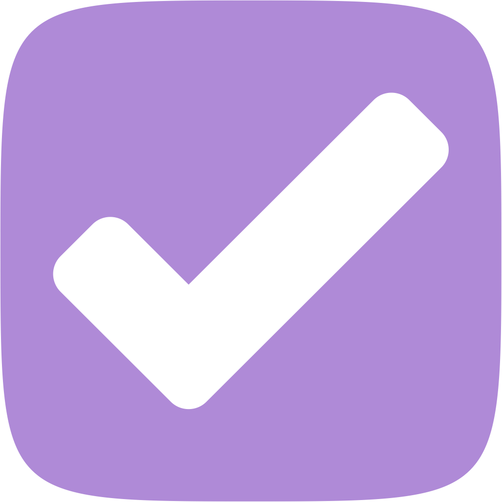 OmniFocus for the Web logo: a checkmark in a squircle.