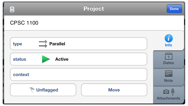 Project Editor